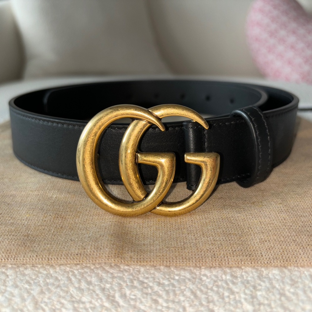 Gucci Marmont Belt Black Size 90